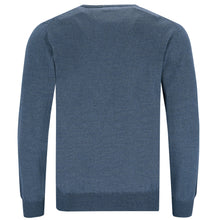 Carica l'immagine nel visualizzatore di Gallery, Essential Crew-neck Pullover TOM Artikelnummer: T1000-676 Farbe: Acqua blu/Blau Rückseite
