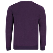 Load image into Gallery viewer, Essential Crew-neck Pullover TOM Artikelnummer: T1000-733 Farbe: Viola/lila Rückseite