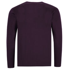 Carica l'immagine nel visualizzatore di Gallery, Essential V-neck Pullover FREDDIE Artikelnummer: T1005-733 Farbe Viola/Lila Rückseite
