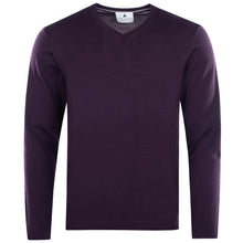 Carica l'immagine nel visualizzatore di Gallery, Essential V-neck Pullover FREDDIE Artikelnummer: T1005-733 Farbe Viola/Lila Vorderseite