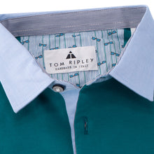 Load image into Gallery viewer, Jersey polo shirt with Kent collar WILLIAM