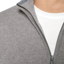 Carica l'immagine nel visualizzatore di Gallery, Pullover in puro cashmere con zip a un quarto LEONELLO
