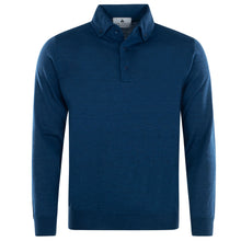 Load image into Gallery viewer, Button-down Polopullover FABRIZIO Artikelnummer: T1118-613 Farbe: Nachtblau Vorderseite