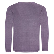 Lade das Bild in den Galerie-Viewer, Crew-neck Vintage Pullover ERNO Artikelnummer: T1131-737 Farbe: Lavanda Rückseite