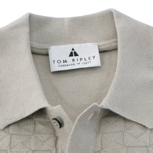 Load image into Gallery viewer, Knitted polo shirt Geo Jacquard CARLO