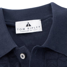 Load image into Gallery viewer, Knitted polo shirt Geo Jacquard CARLO