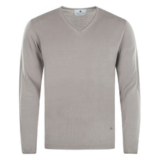 Load image into Gallery viewer, Essential V-neck sweater with rolled hem STEVE