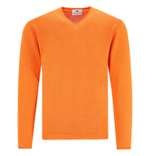 Load image into Gallery viewer, Essential V-neck sweater with rolled hem STEVE
