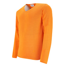 Load image into Gallery viewer, Essential V-neck sweater with rolled hem STEVE