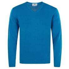 Load image into Gallery viewer, Essential V-neck sweater with rolled hem STEVE