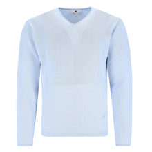 Carica l'immagine nel visualizzatore di Gallery, Maglia essenziale con scollo a V e orlo arrotolato STEVE
