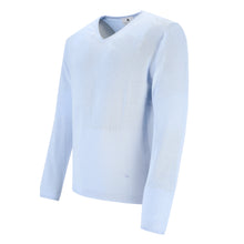Carica l'immagine nel visualizzatore di Gallery, Maglia essenziale con scollo a V e orlo arrotolato STEVE