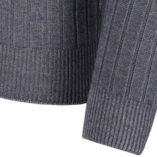 Lade das Bild in den Galerie-Viewer, Mock-neck Pullover Seamless ANTHONY Artikelnummer: T1164-143 Farbe: Titanio/Grau Detail