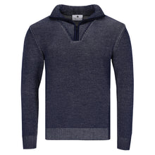 Lade das Bild in den Galerie-Viewer, Quarter-Zip Troyer Pullover Two-Tone Rib CARLO