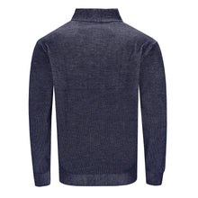 Lade das Bild in den Galerie-Viewer, Quarter-Zip Troyer Pullover Two-Tone Rib CARLO