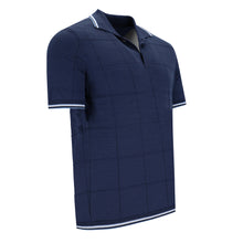 Load image into Gallery viewer, Knitted Check Structure Polo Shirt LOUIS