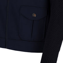 Carica l'immagine nel visualizzatore di Gallery, Felpa con cappuccio ibrida full zip GOFFREDO