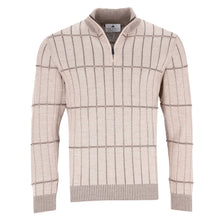 Carica l'immagine nel visualizzatore di Gallery, Pullover in jacquard grafico con zip a un quarto WALTER