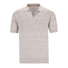 Lade das Bild in den Galerie-Viewer, Knitted Structured Linen Poloshirt MAURIZIO