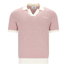 Lade das Bild in den Galerie-Viewer, Knitted Minimal Grid Jacquard Poloshirt KENNETH