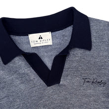 Carica l'immagine nel visualizzatore di Gallery, Polo in maglia jacquard con griglia minimale KENNETH