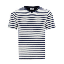 Lade das Bild in den Galerie-Viewer, Breton Stripe V-neck T-Shirt GIANFRANCO