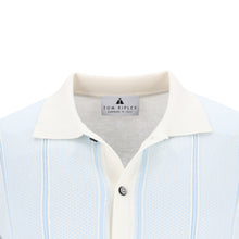 Carica l'immagine nel visualizzatore di Gallery, Polo retrò lavorata a maglia con bottoni RICCARDO