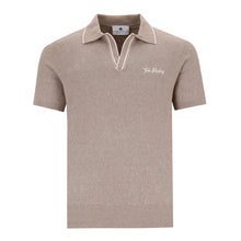 Carica l'immagine nel visualizzatore di Gallery, Polo Bouclé in maglia con riga CESARE