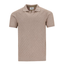 Lade das Bild in den Galerie-Viewer, Knitted Diamond Bouclé Poloshirt FABIANO