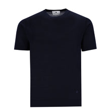 Carica l'immagine nel visualizzatore di Gallery, T-shirt girocollo in cotone croccante lavorato a maglia TINO