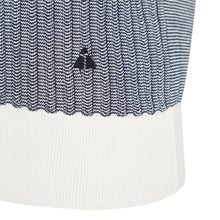 Lade das Bild in den Galerie-Viewer, Knitted Bicolour Pappardelle Poloshirt AUSTIN