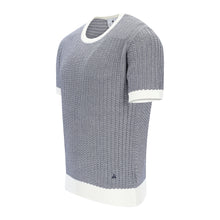 Lade das Bild in den Galerie-Viewer, Knitted Bicolour Pappardelle T-Shirt ANTONIO
