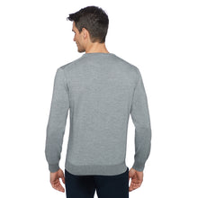 Carica l'immagine nel visualizzatore di Gallery, Essential Crew-neck Pullover TOM Artikelnummer: T1000/1-104 Farbe: Graumelange Rückseite