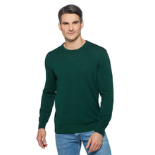 Carica l'immagine nel visualizzatore di Gallery, Essential Crew-neck Pullover TOM Artikelnummer: T1000/1-544 Farbe: Pinie Vorderseite