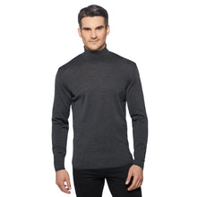 Lade das Bild in den Galerie-Viewer, Essential Roll-neck Pullover PETER Artikelnummer: T1006-102 Farbe: Anthrazit Vorderseite