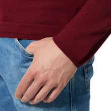 Lade das Bild in den Galerie-Viewer, Essential Roll-neck Pullover PETER Artikelnummer: T1006-359 Farbe: Barolo Detail