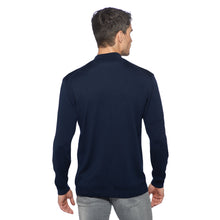 Carica l'immagine nel visualizzatore di Gallery, Essential Full Zip-Strickjacke ALVIN Artikelnummer: T1007-672 Farbe: Marineblau Rückseite