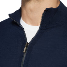 Lade das Bild in den Galerie-Viewer, Essential Full Zip-Strickjacke ALVIN Artikelnummer: T1007-672 Farbe: Marineblau Detail
