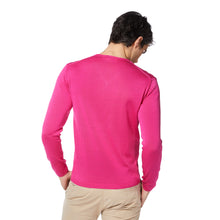 Carica l'immagine nel visualizzatore di Gallery, Maglia essenziale con scollo a V e orlo arrotolato STEVE