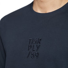 Carica l'immagine nel visualizzatore di Gallery, Essential Crew-neck Sweatshirt ONOFRIO Artikelnummer: T1085-672 Farbe: Marineblau Detail