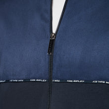 Load image into Gallery viewer, Zipped Blouson-Sweatjacke MASSIMO Artikelnummer: T1086-672 Farbe: Marineblau Detail