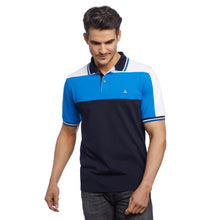 Carica l'immagine nel visualizzatore di Gallery, Polo in piqué con doppia riga Colorblock BRIAN