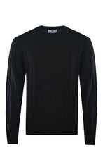 Carica l'immagine nel visualizzatore di Gallery, Crew-neck Pullover Chevron Knit RENATO Artikelnummer: T1114-100 Farbe: 100 Vorderseite