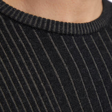 Carica l'immagine nel visualizzatore di Gallery, Maglia girocollo in costina bicolore LUCA
