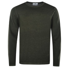 Lade das Bild in den Galerie-Viewer, Crew-neck Vintage Pullover ERNO Artikelnummer: T1131-586 Farbe: Oliva Vorderseite