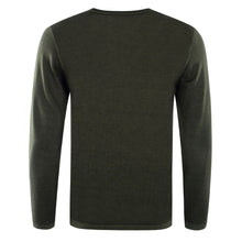 Lade das Bild in den Galerie-Viewer, Crew-neck Vintage Pullover ERNO Artikelnummer: T1131-586 Farbe: Oliva Rückseite