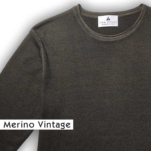 TOM RIPLEY - Merino Vintage - Ein legerer Vintage-Look trifft auf eine exzellente Naturfaser. Luxus mit einem Touch Nostalgie.