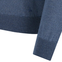 Load image into Gallery viewer, Essential Crew-neck Pullover TOM Artikelnummer: T1000-676 Farbe: Acqua blu/Blau Detail
