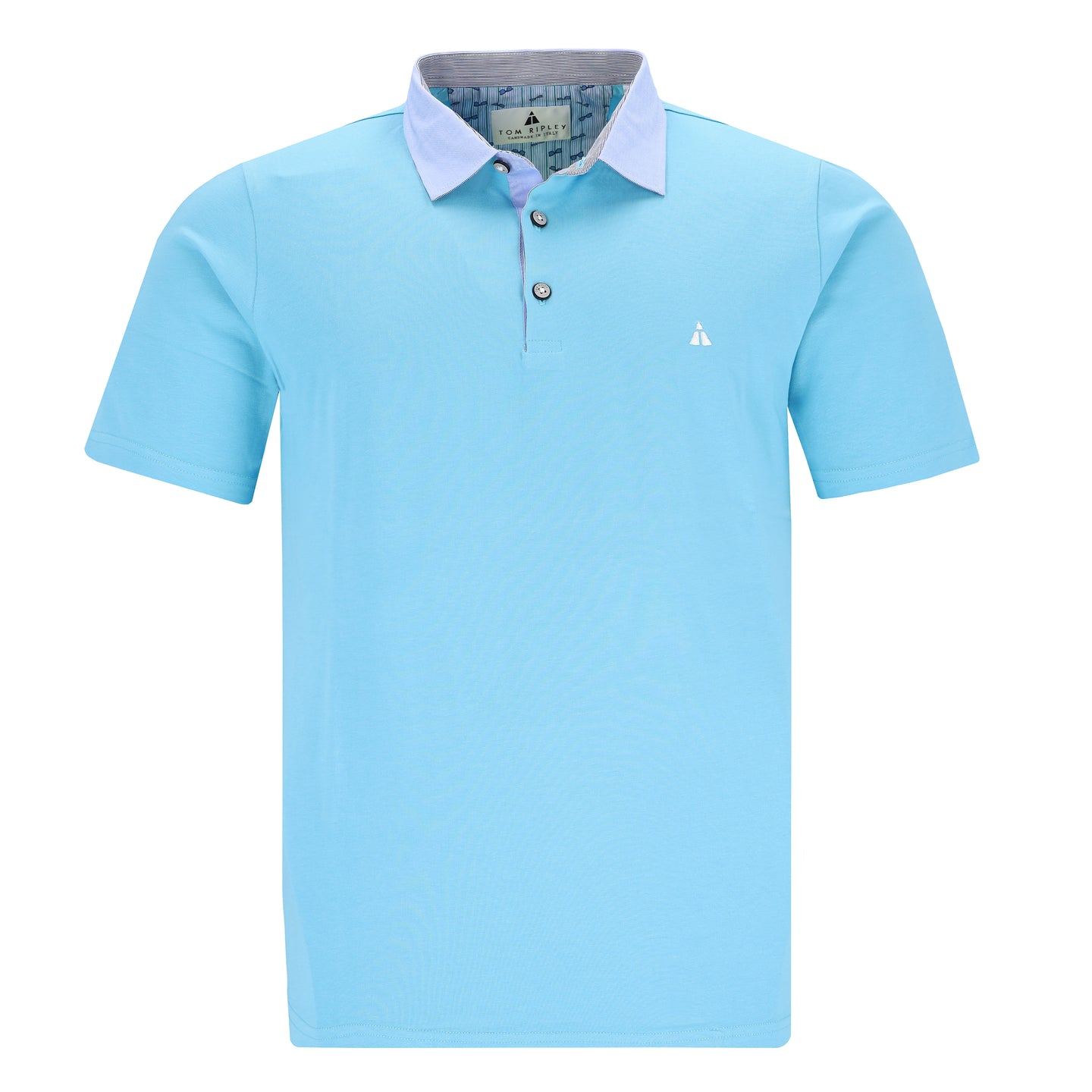 Jersey polo shirt with Kent collar WILLIAM