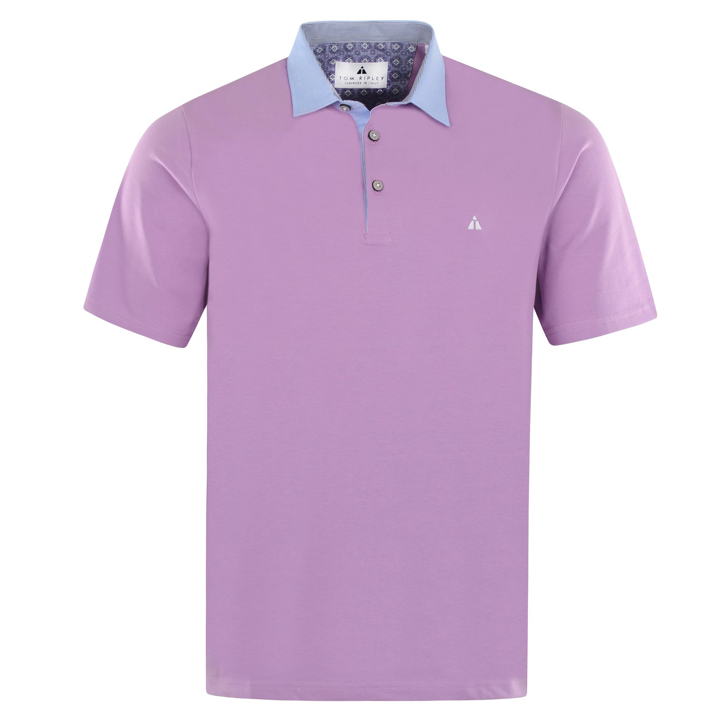 Jersey polo shirt with Kent collar WILLIAM